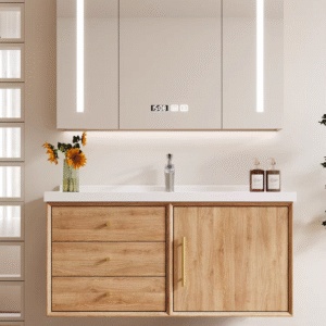 Solid Wood Bathroom Cabinets